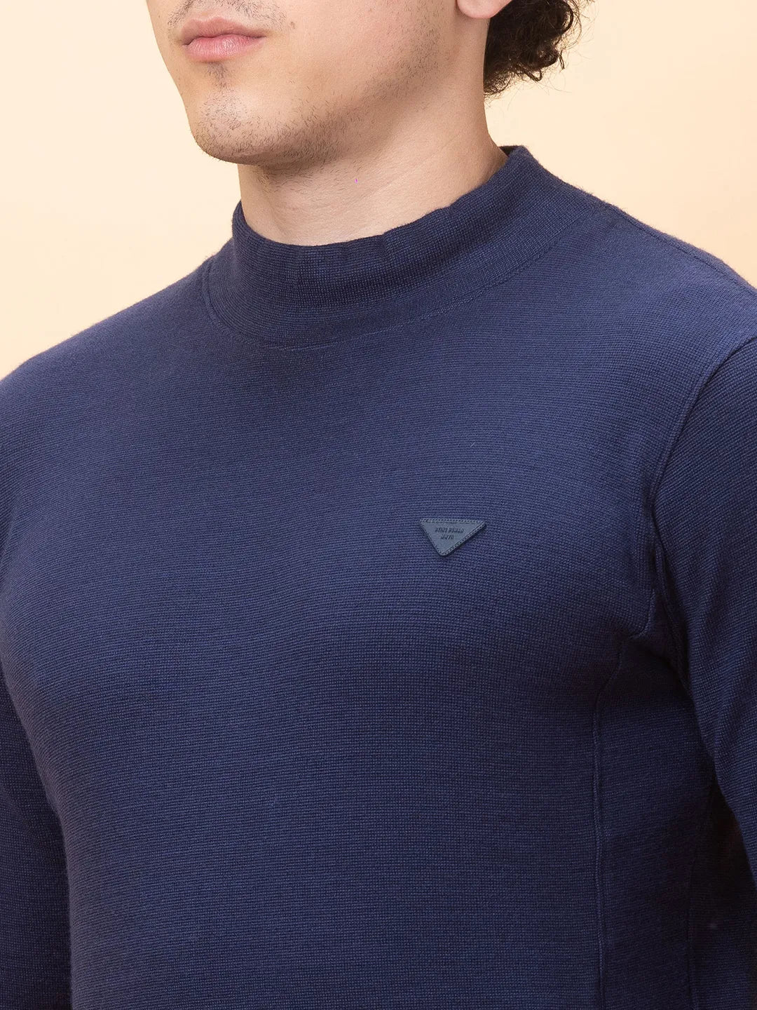 Being Human Clothing Mens-Top Sweatshirt Denim Blue