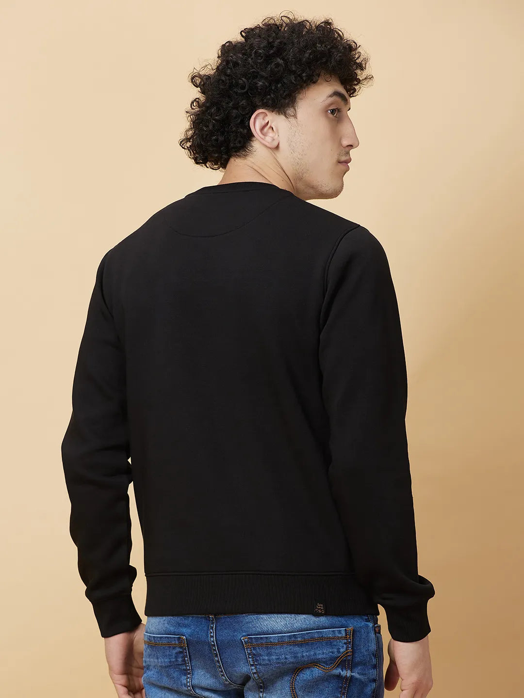 Being Human Clothing Mens-Top Sweatshirt Black