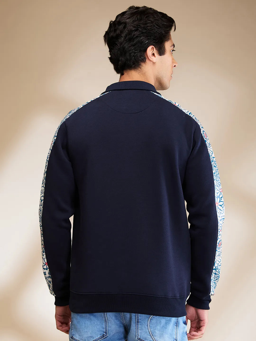 Being Human Clothing Mens-Top Sweatshirt Navy