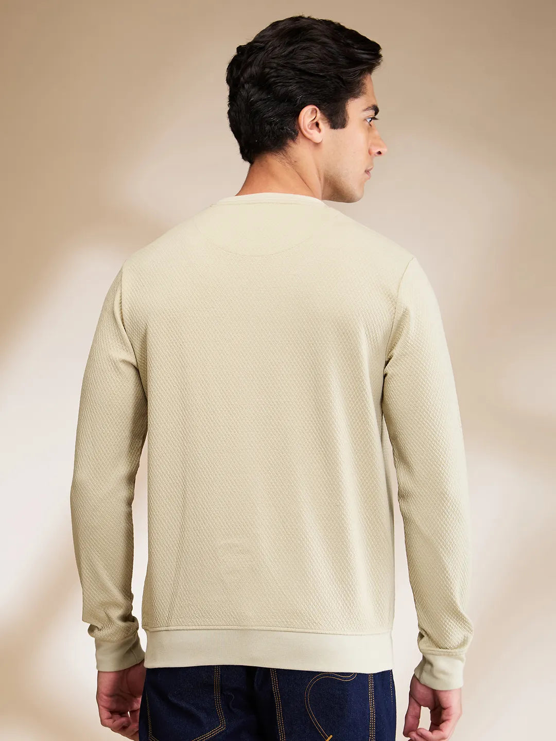 Being Human Clothing Mens-Top Sweatshirt Olive