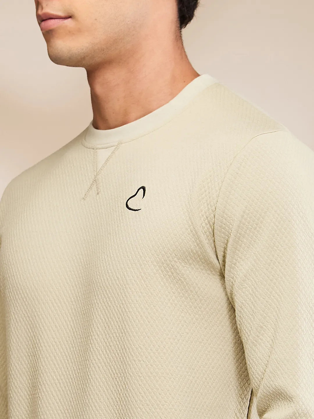 Being Human Clothing Mens-Top Sweatshirt Olive