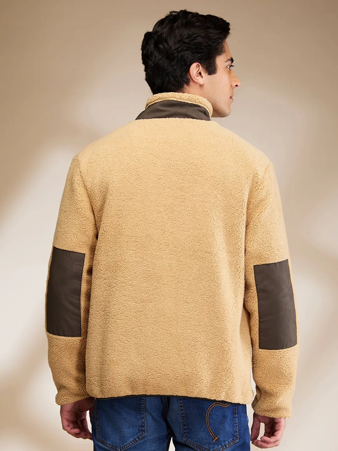 Being Human Clothing Mens-Top Sweatshirt Beige