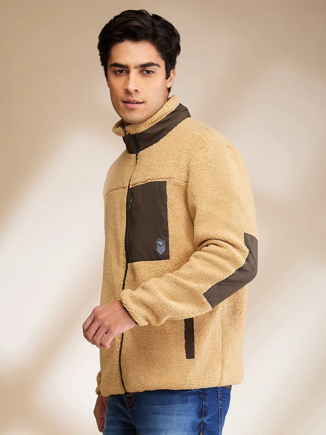 Being Human Clothing Mens-Top Sweatshirt Beige