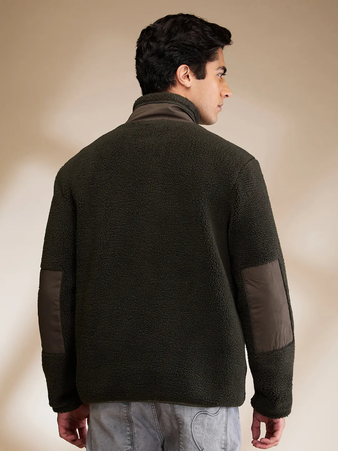 Being Human Clothing Mens-Top Sweatshirt Olive