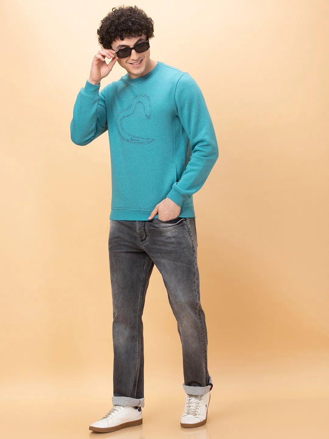 Being Human Clothing Mens-Top Sweatshirt Dk.Green