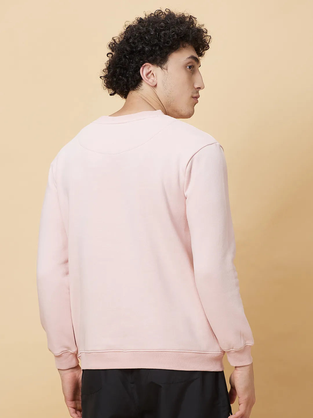 Being Human Clothing Mens-Top Sweatshirt Quartz Pink