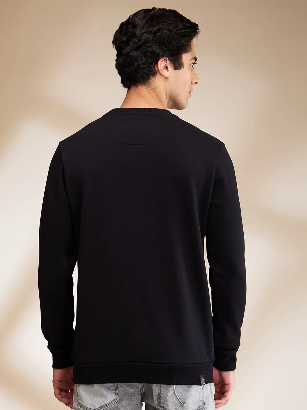 Being Human Clothing Mens-Top Sweatshirt Black