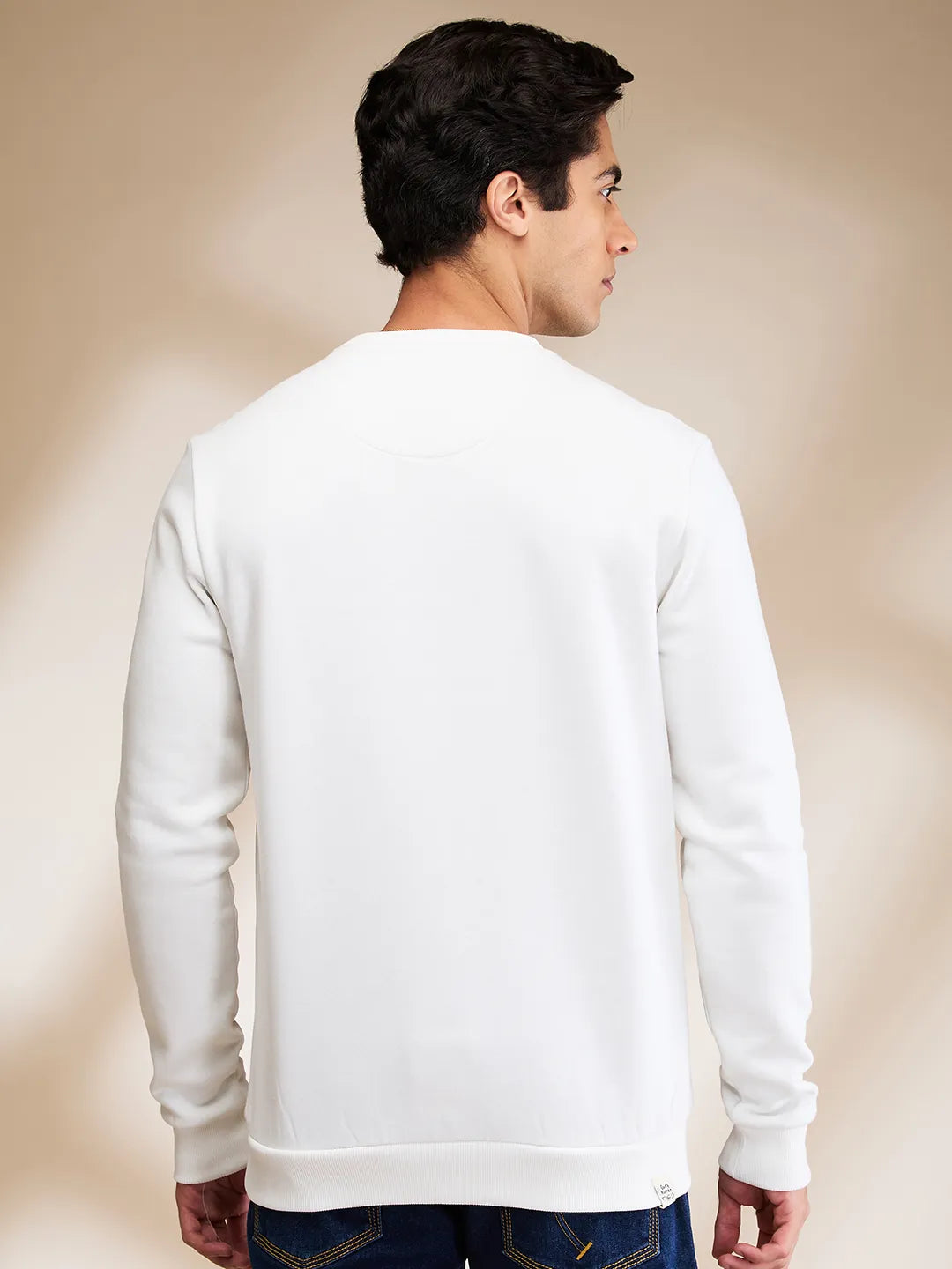 Being Human Clothing Mens-Top Sweatshirt White