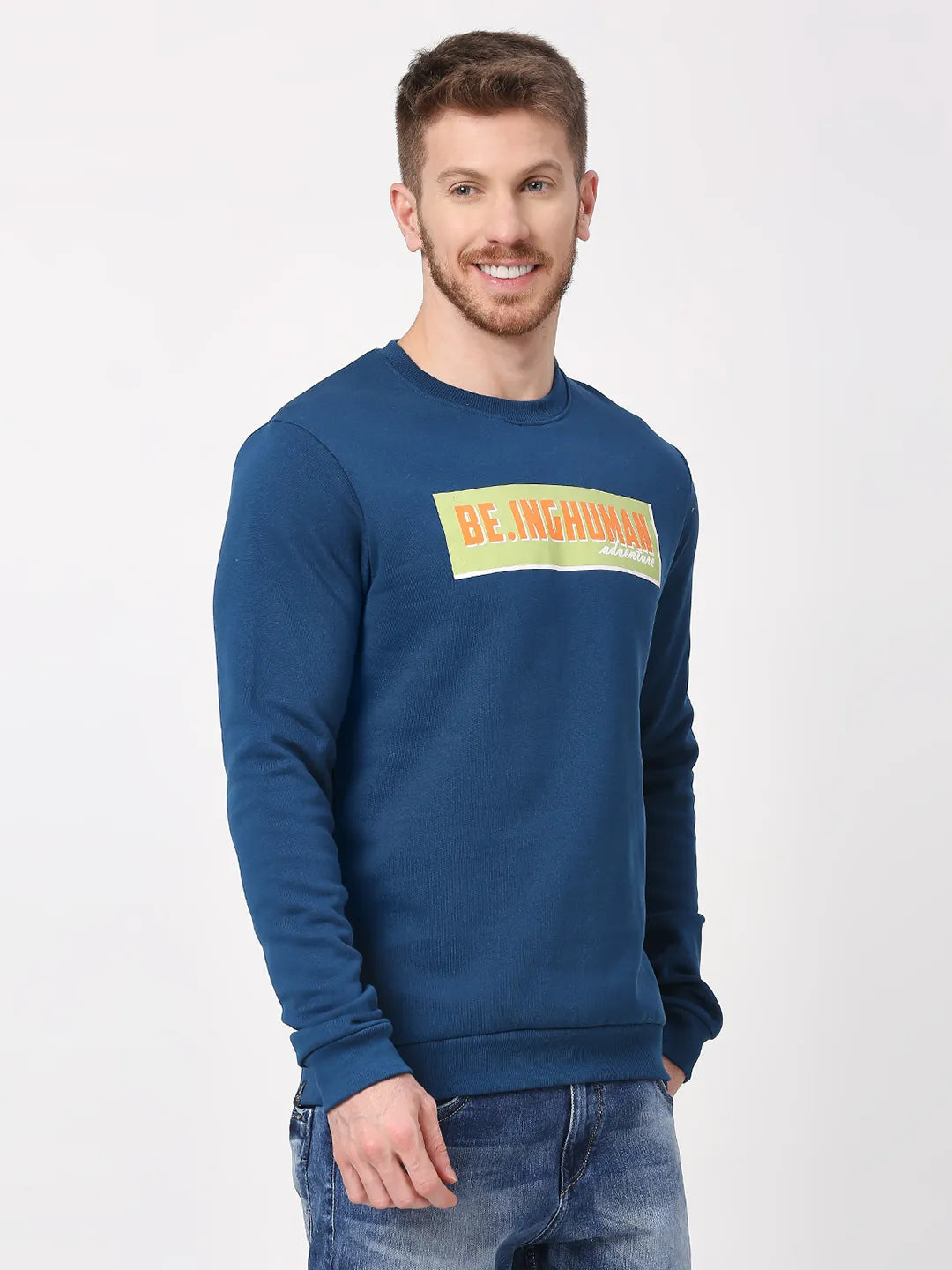 Being Human Clothing Men  Sweatshirt-Navy
