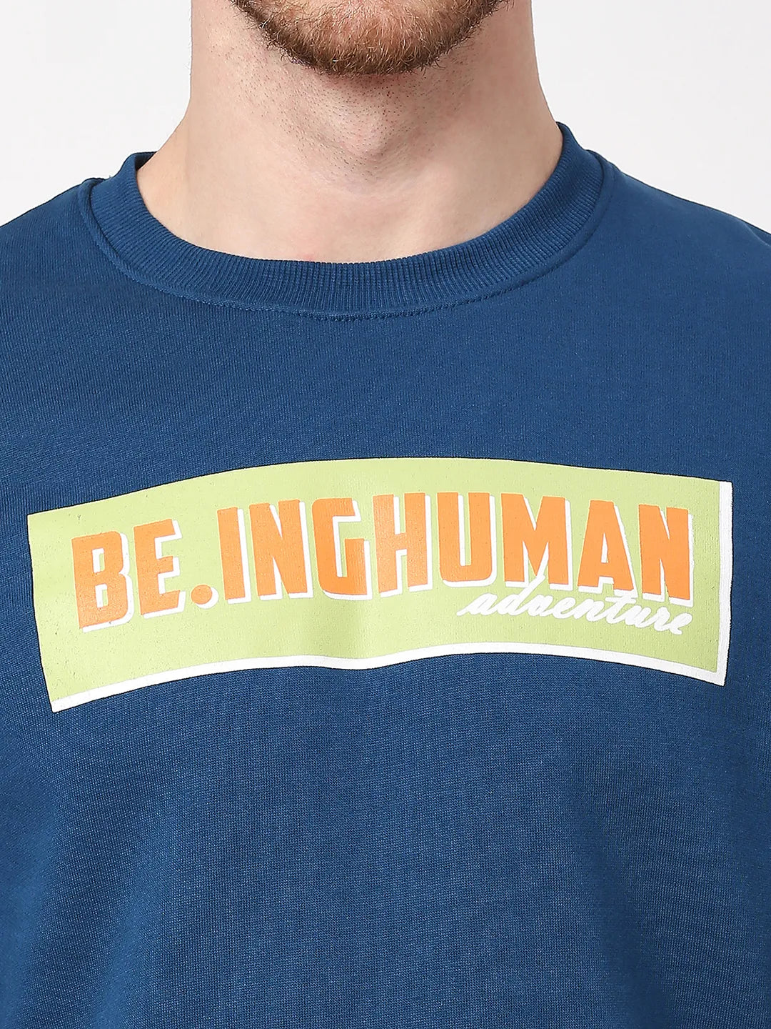Being Human Clothing Men  Sweatshirt-Navy