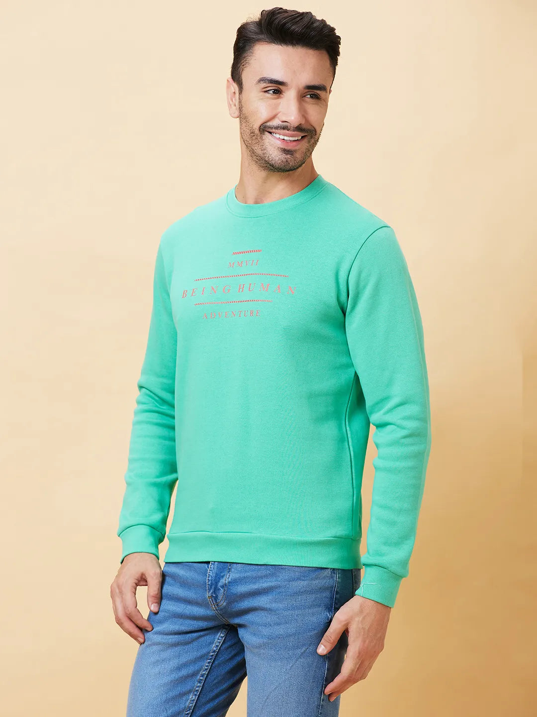 Being Human Clothing Men  Sweatshirt-Green