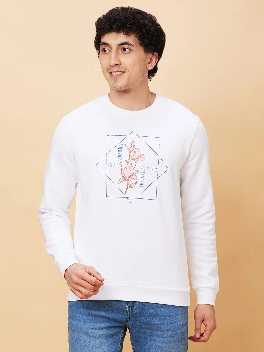 Being Human Clothing Men  Sweatshirt-White