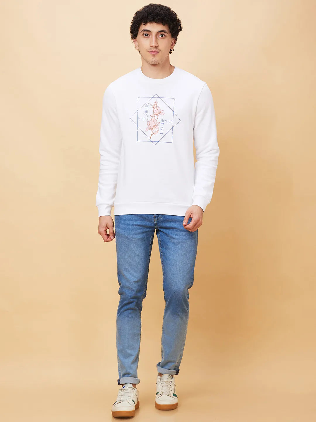 Being Human Clothing Men  Sweatshirt-White