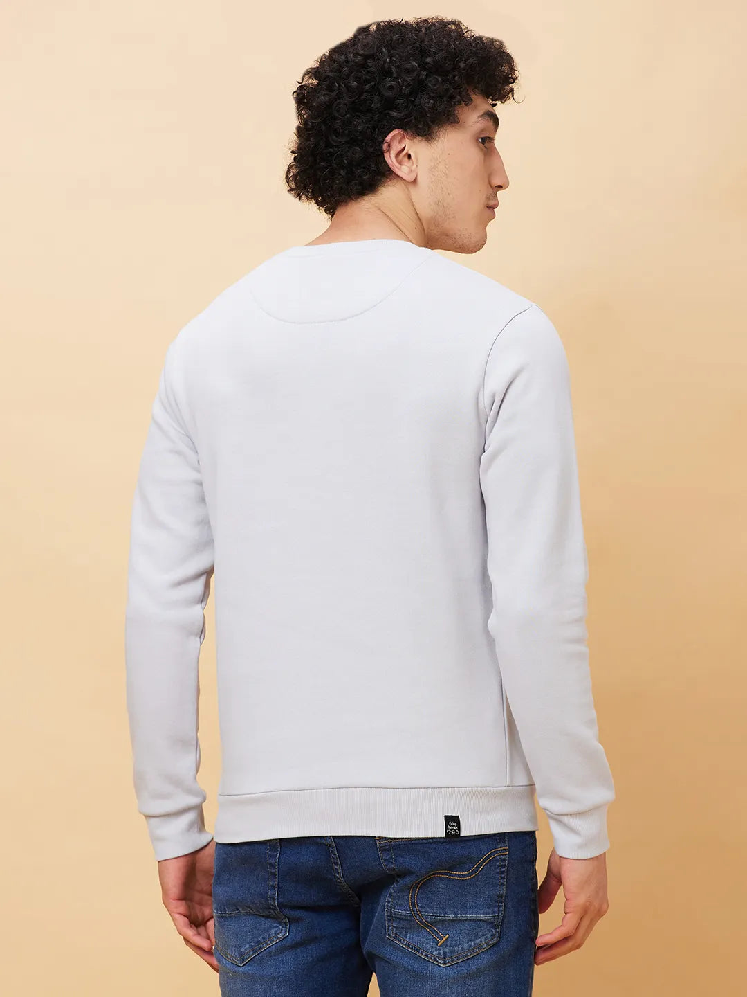 Being Human Clothing Men  Sweatshirt-Light Grey