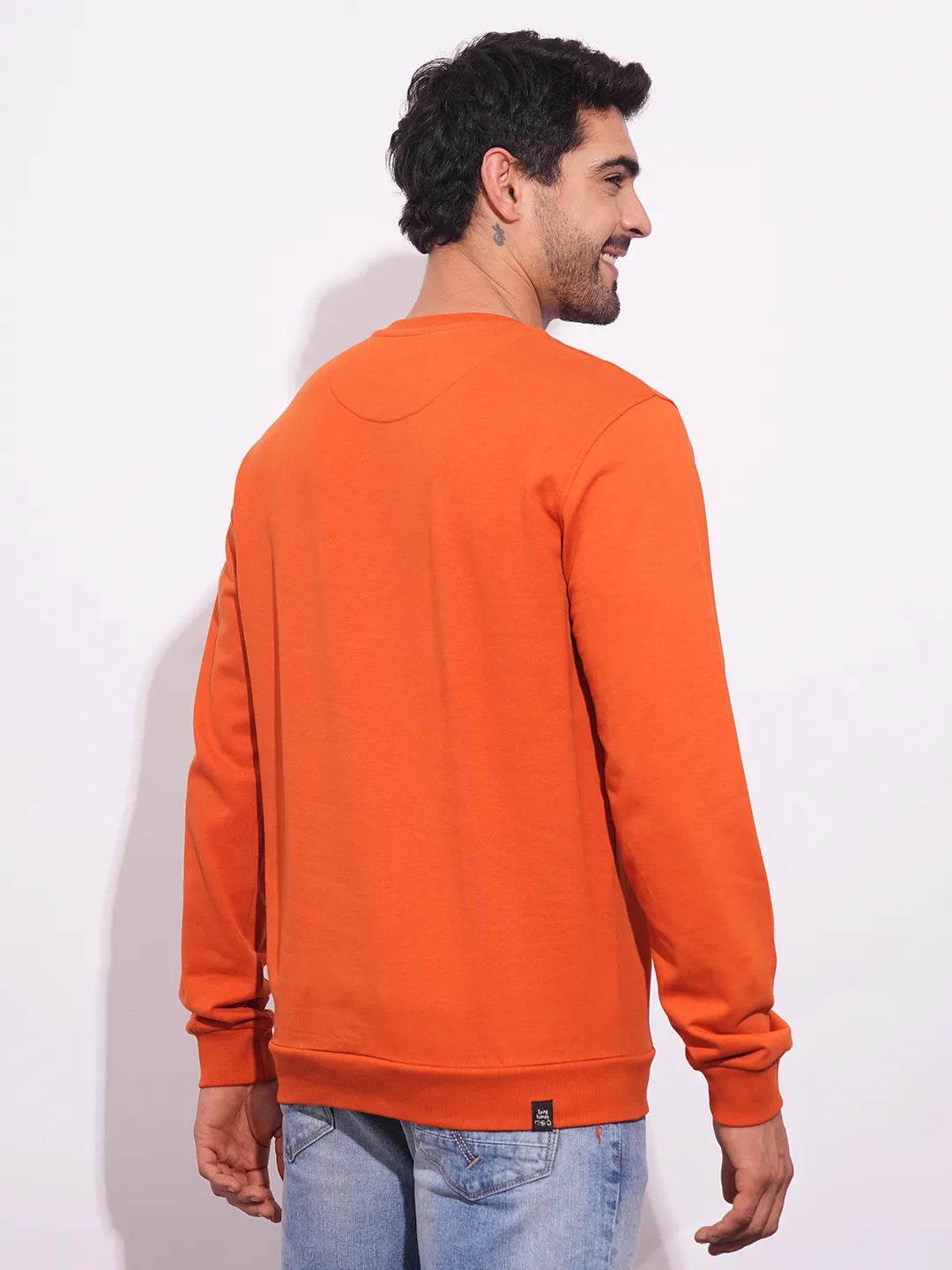 Being Human Clothing-Mens-Top-Sweatshirt Rust