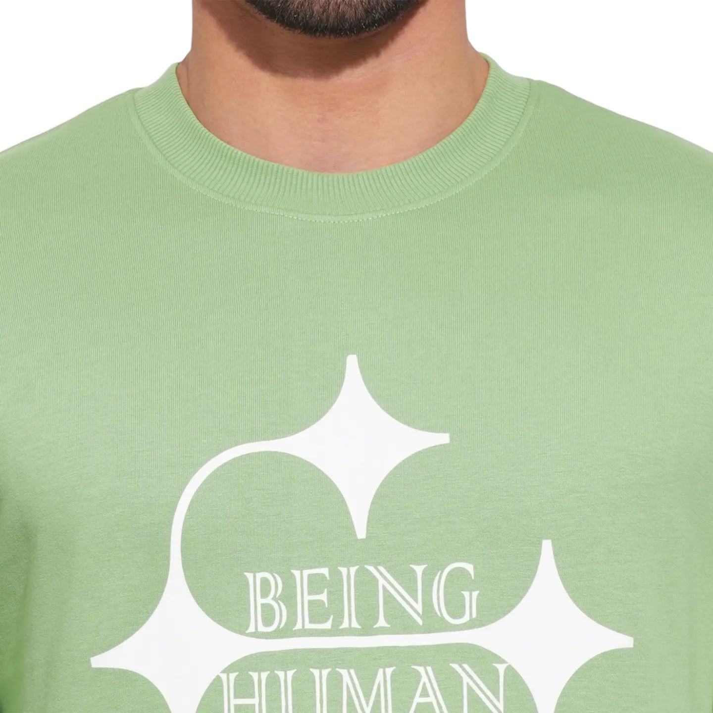 Being Human Clothing-Mens-Top-Sweatshirt Sage