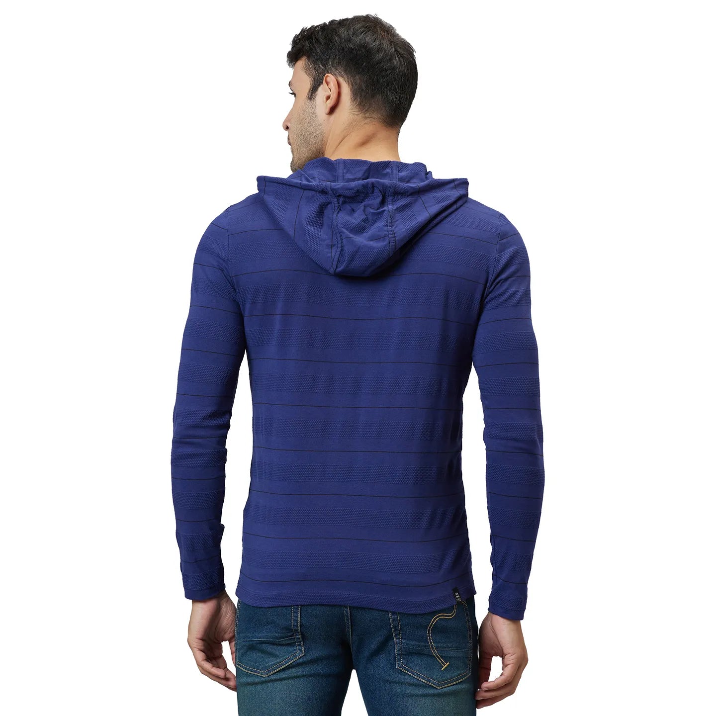 Being Human Clothing Men Regular Fit Hooded Hoody-Navy