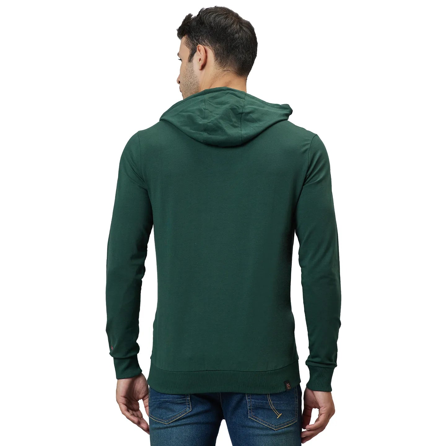 Being Human Clothing Mens-Top Hoody Bottle Green