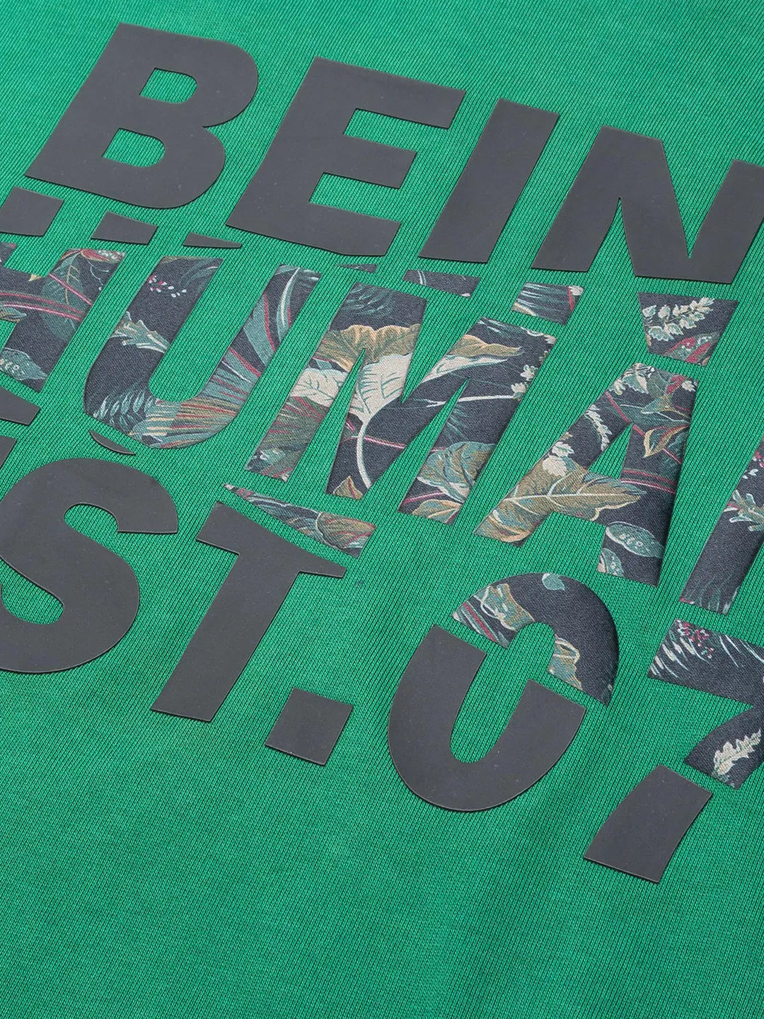 Being Human Clothing Men Regular Fit Hooded Hoody-Green