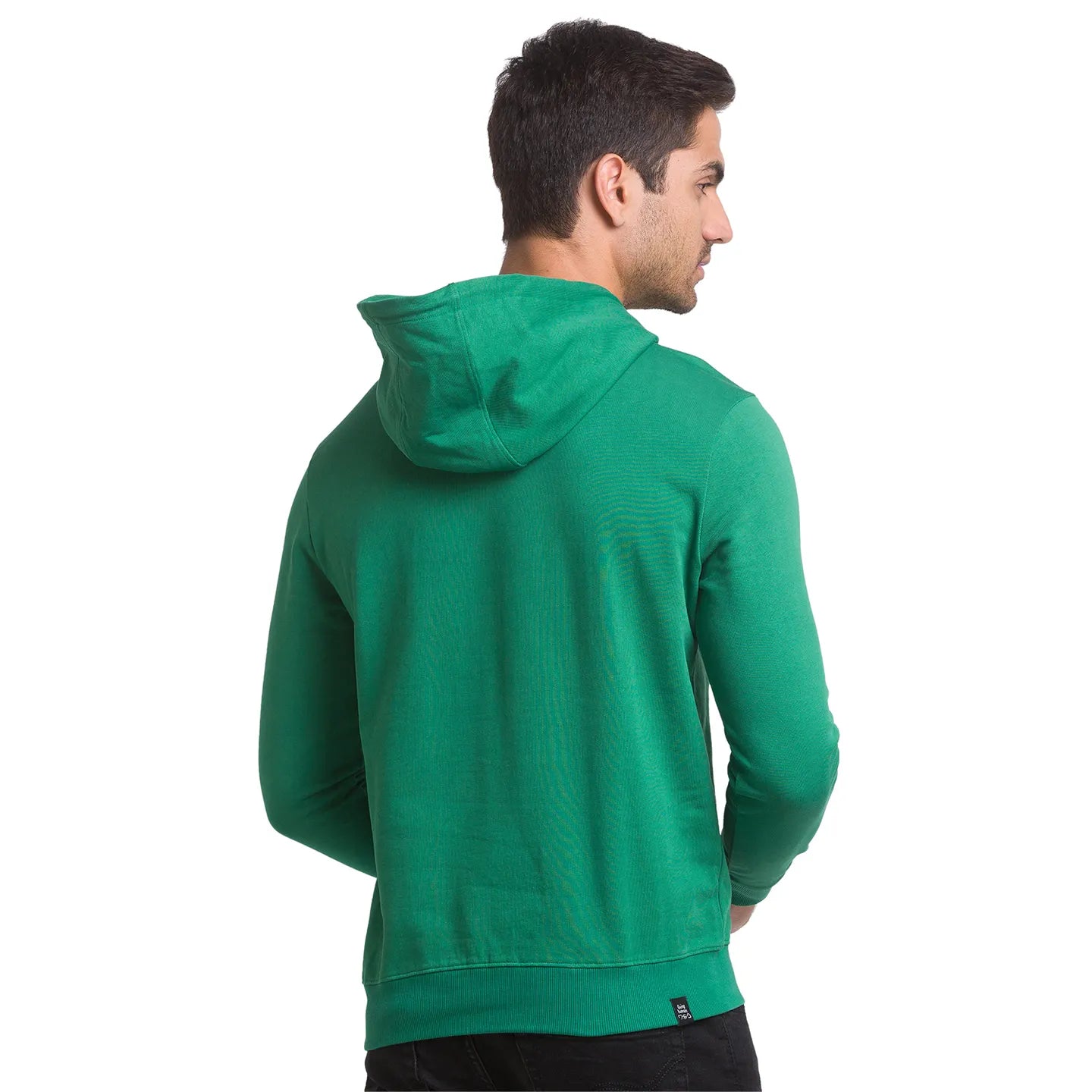 Being Human Clothing Men Regular Fit Hooded Hoody-Green
