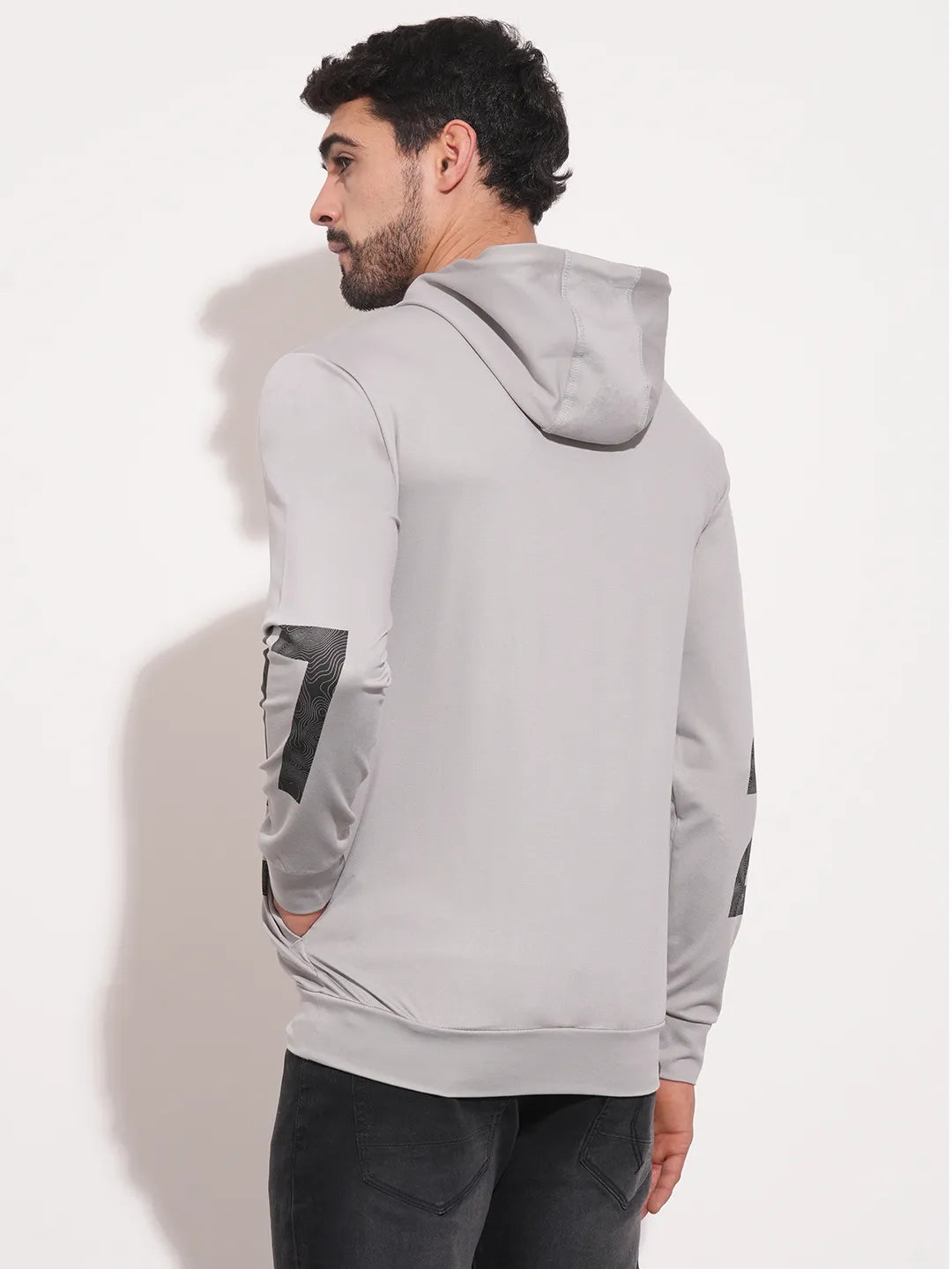 Being Human Clothing Men  Hoody-Light Grey