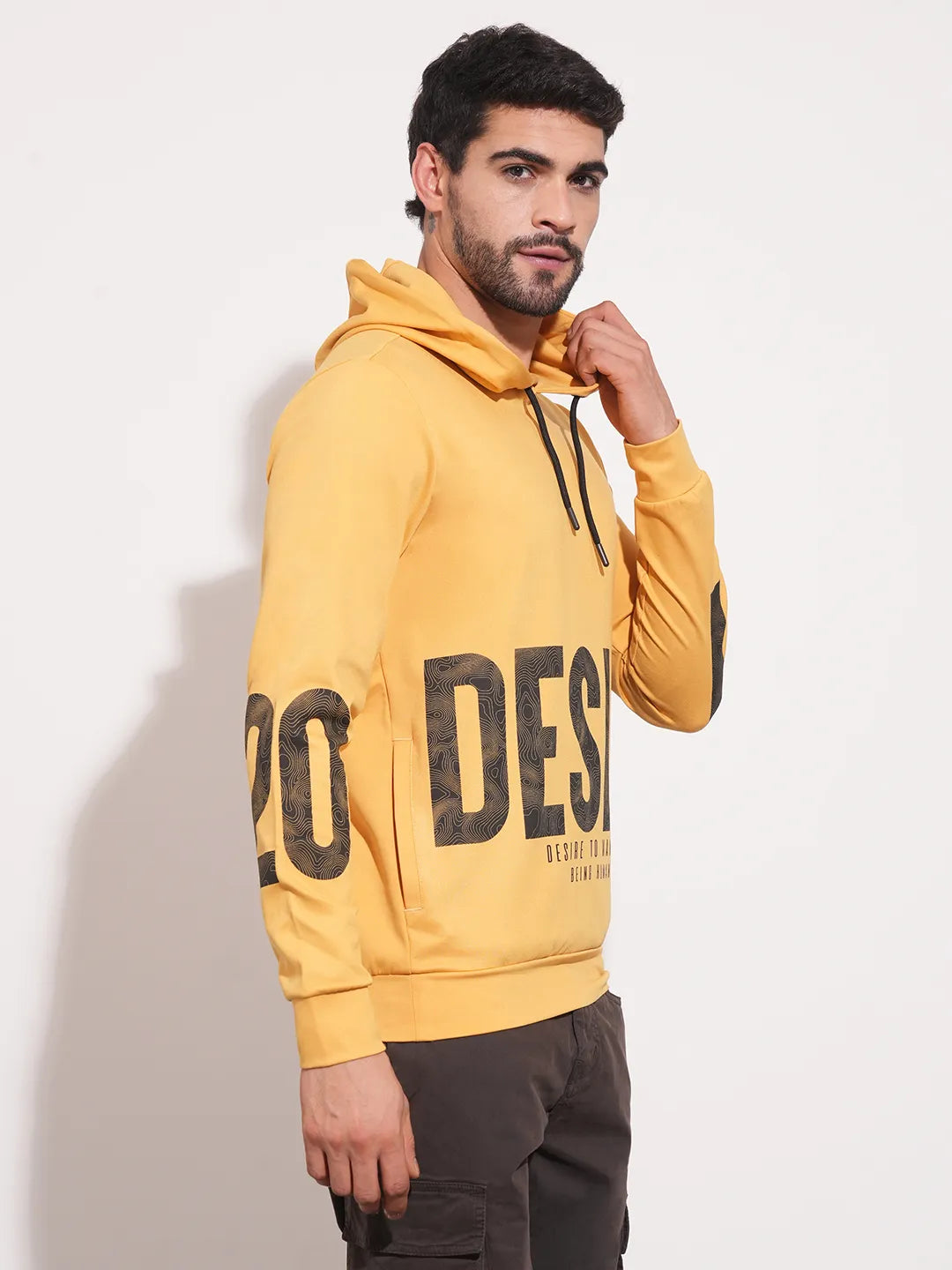 Being Human Clothing Men  Hoody-Mustard