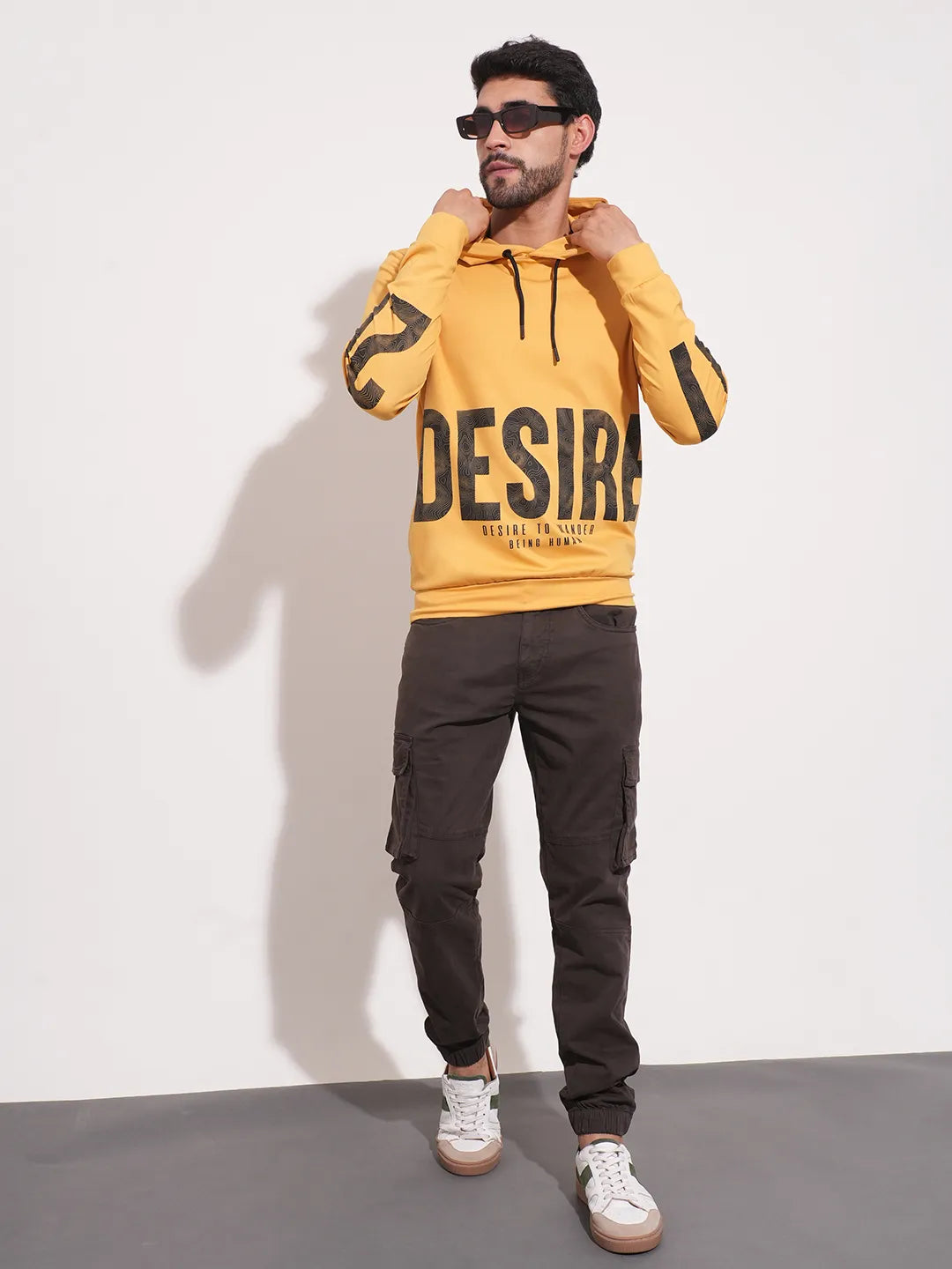 Being Human Clothing Men  Hoody-Mustard