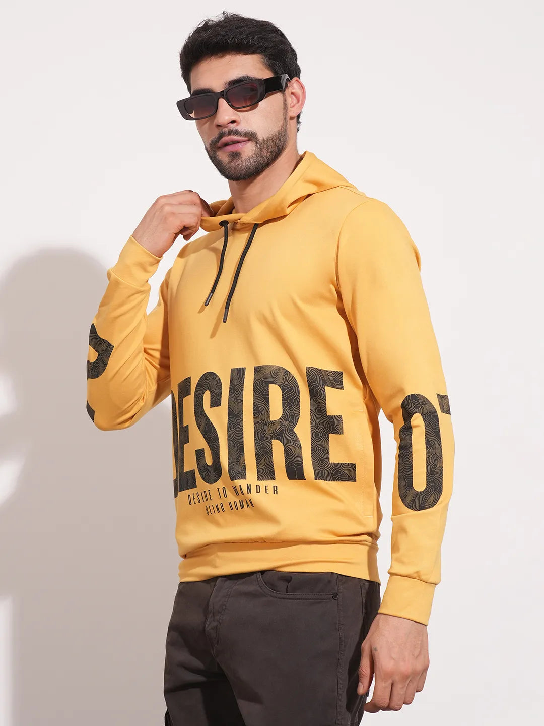Being Human Clothing Men  Hoody-Mustard