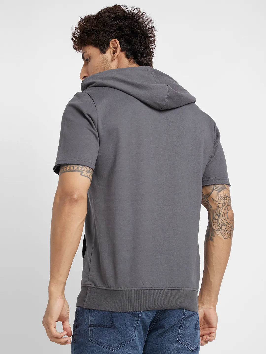 Being Human Clothing Men  Hoody-Charcoal