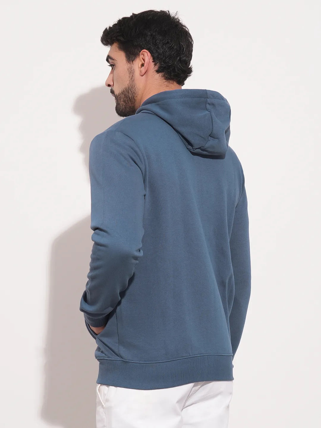 Being Human Clothing Men  Hoody-Deep CobaLight