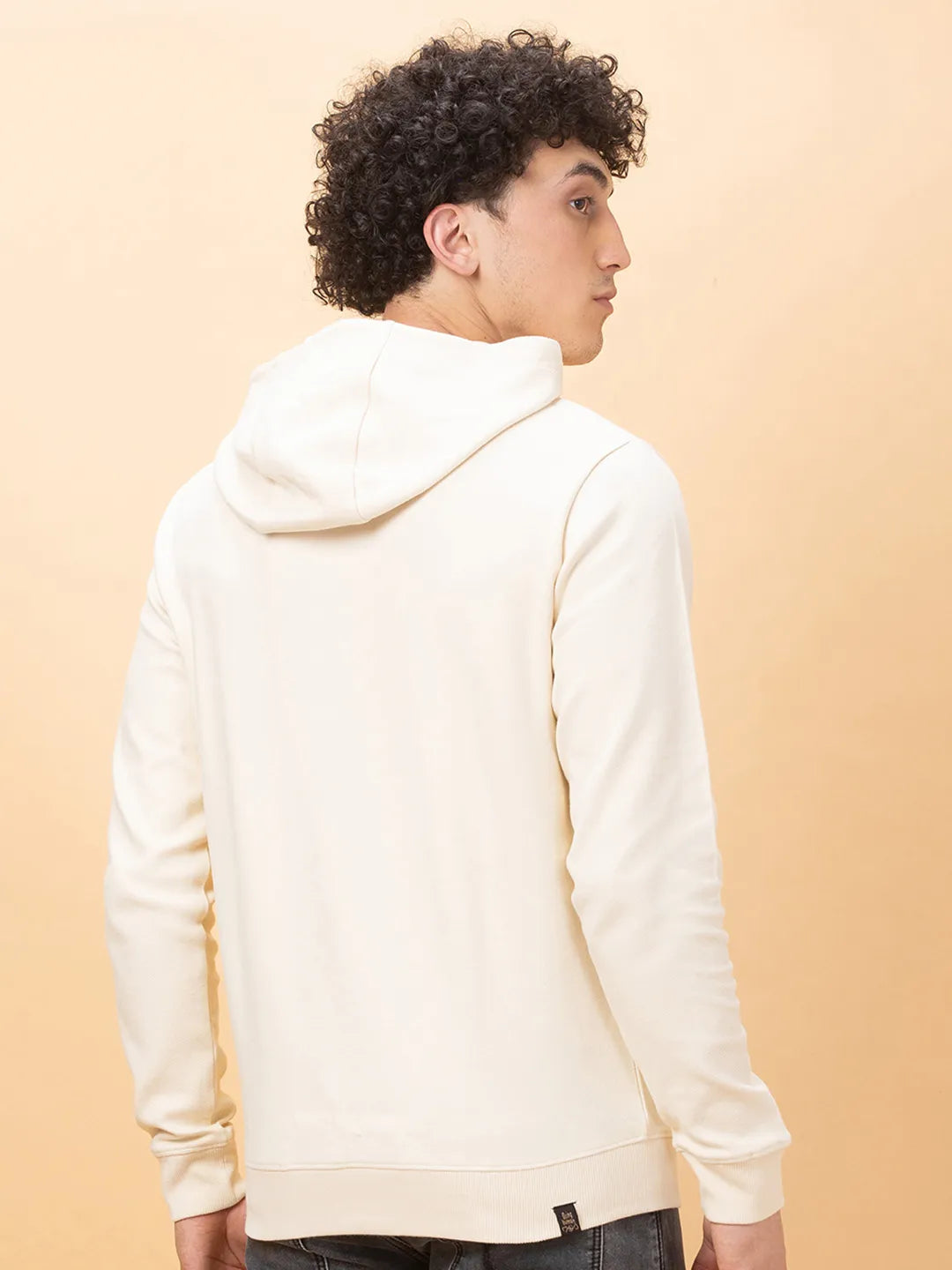 Being Human Clothing Mens-Top Hoody Chalk