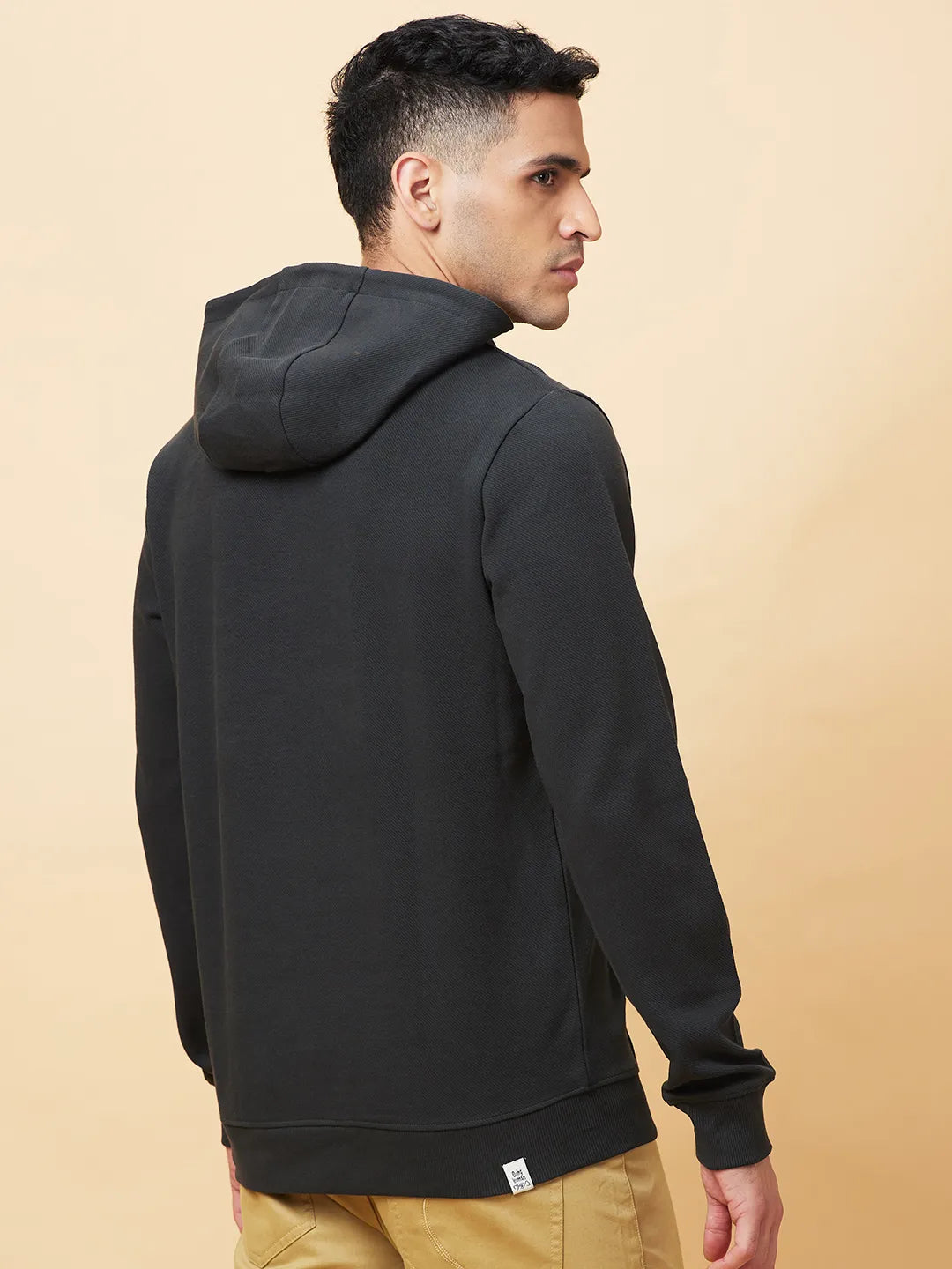 Being Human Clothing Mens-Top Hoody Charcoal