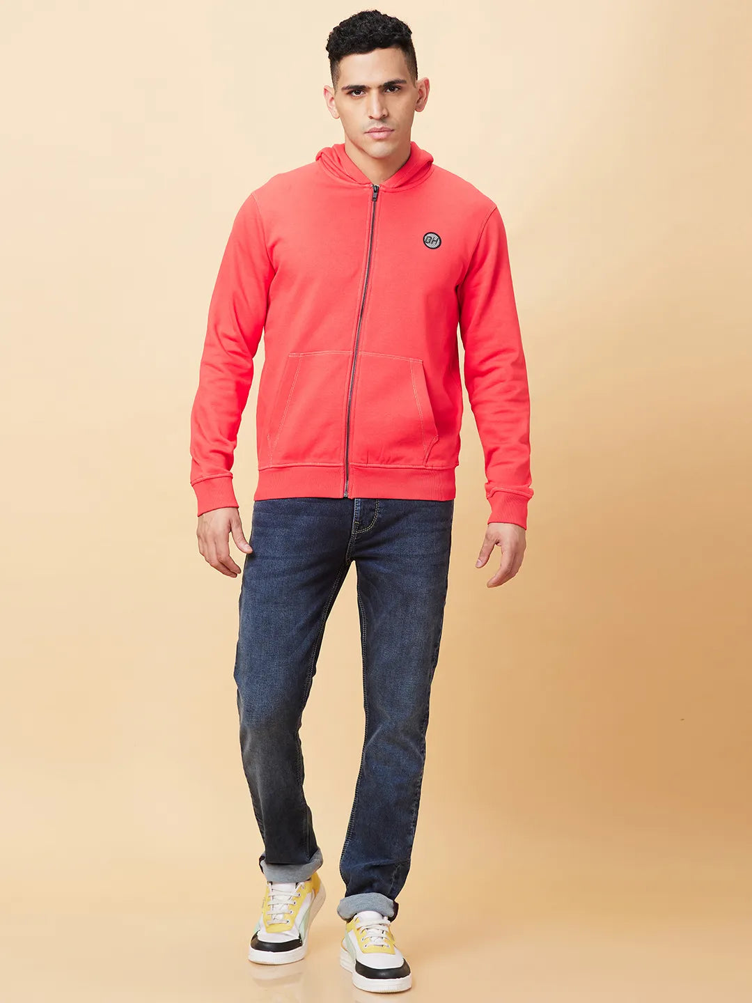 Being Human Clothing Mens-Top Hoody Red