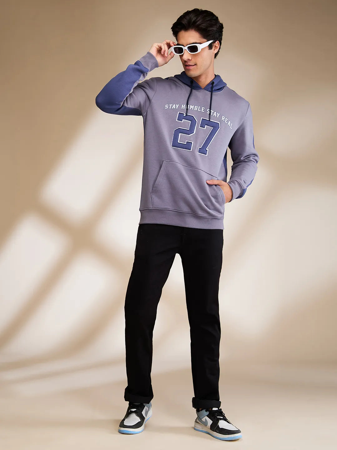 Being Human Clothing Mens-Top Hoody Grey