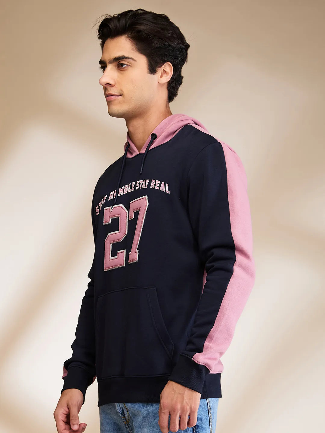 Being Human Clothing Mens-Top Hoody Navy