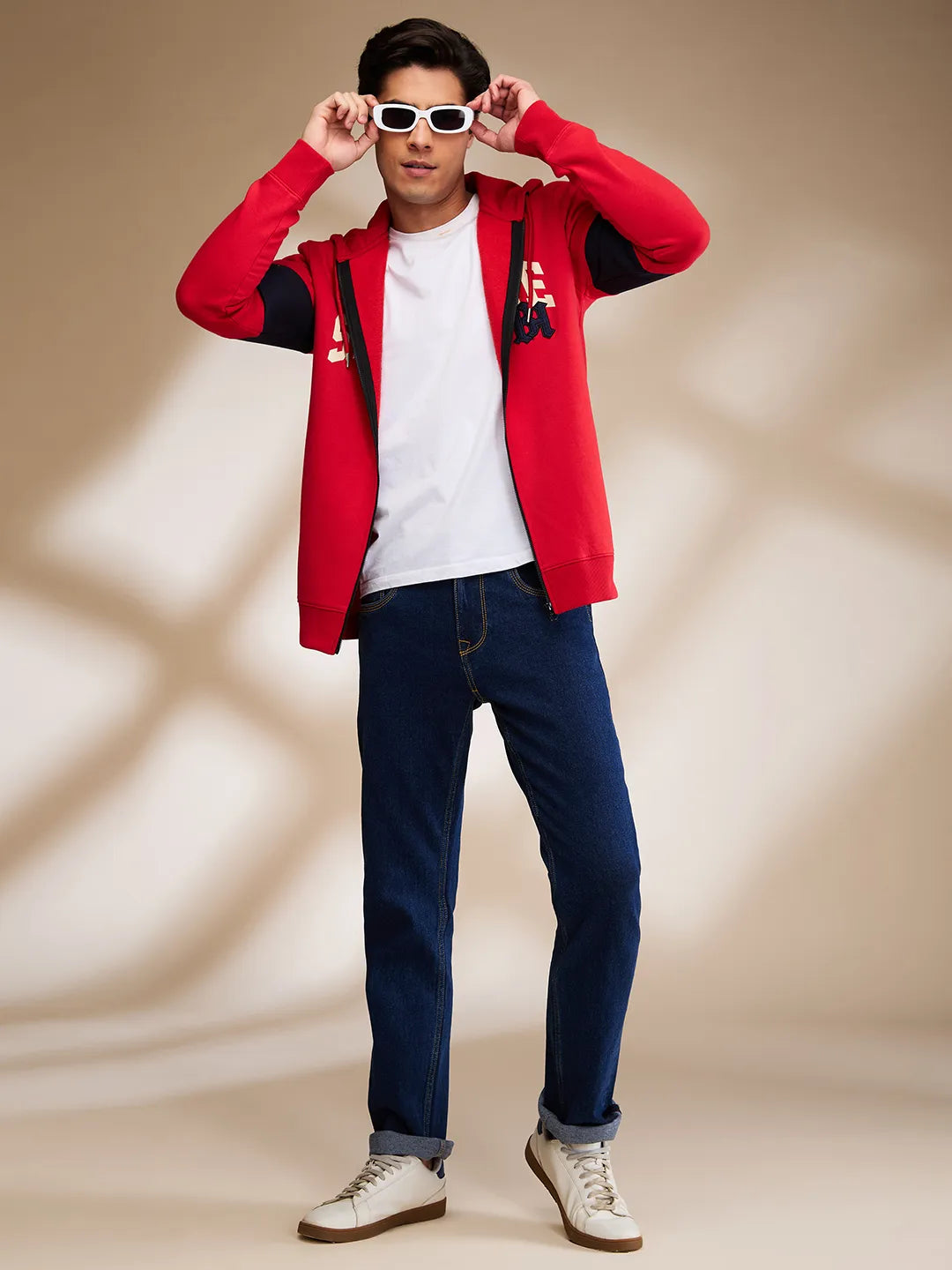 Being Human Clothing Mens-Top Hoody Red