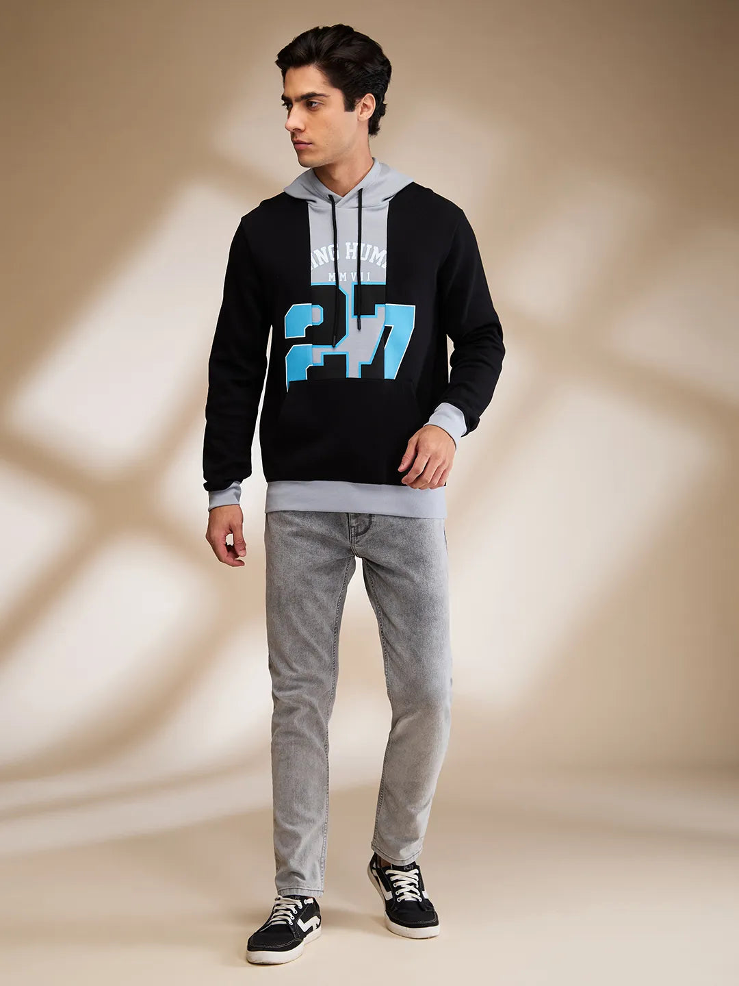 Being Human Clothing Mens-Top Hoody Black