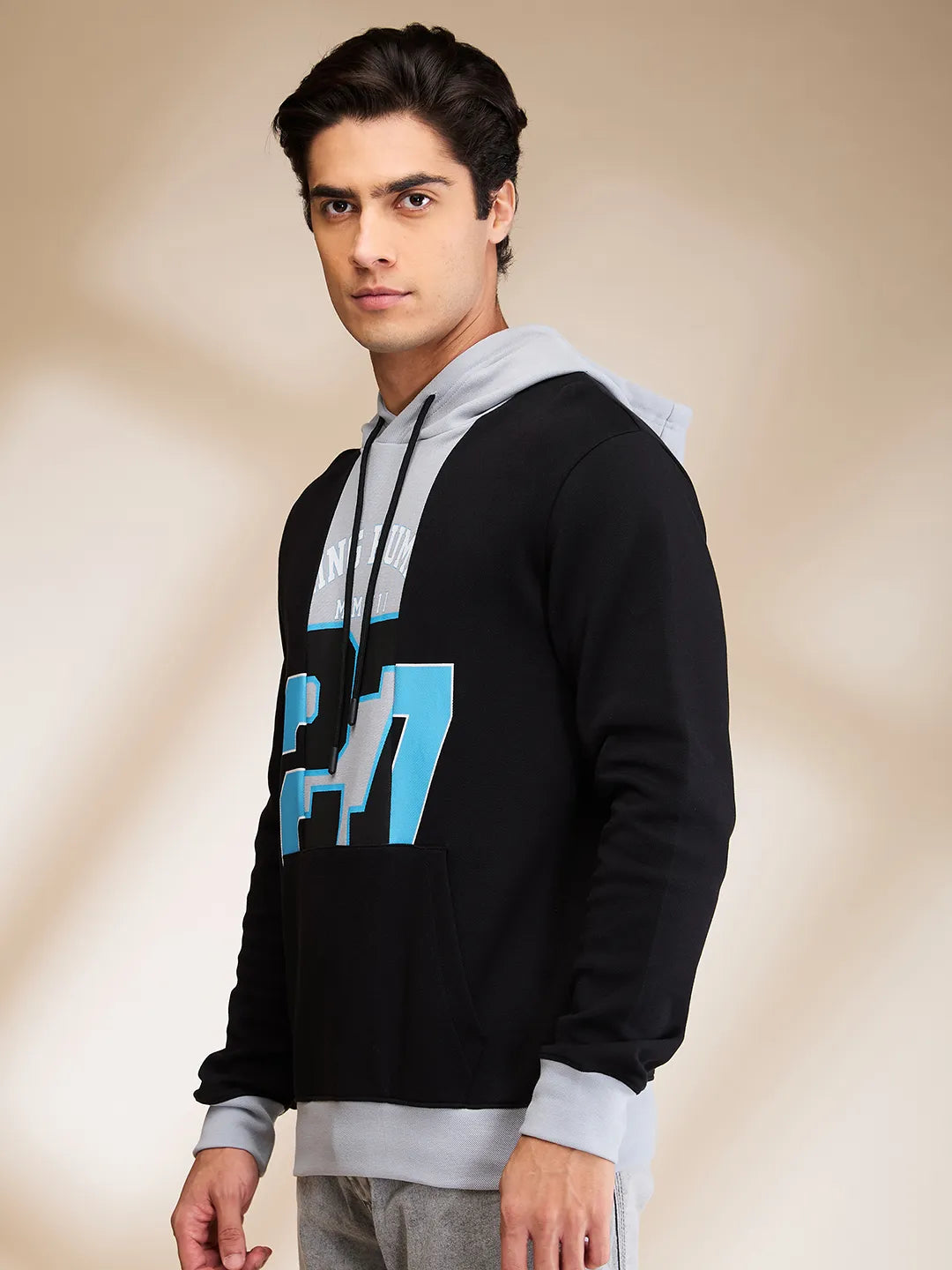 Being Human Clothing Mens-Top Hoody Black