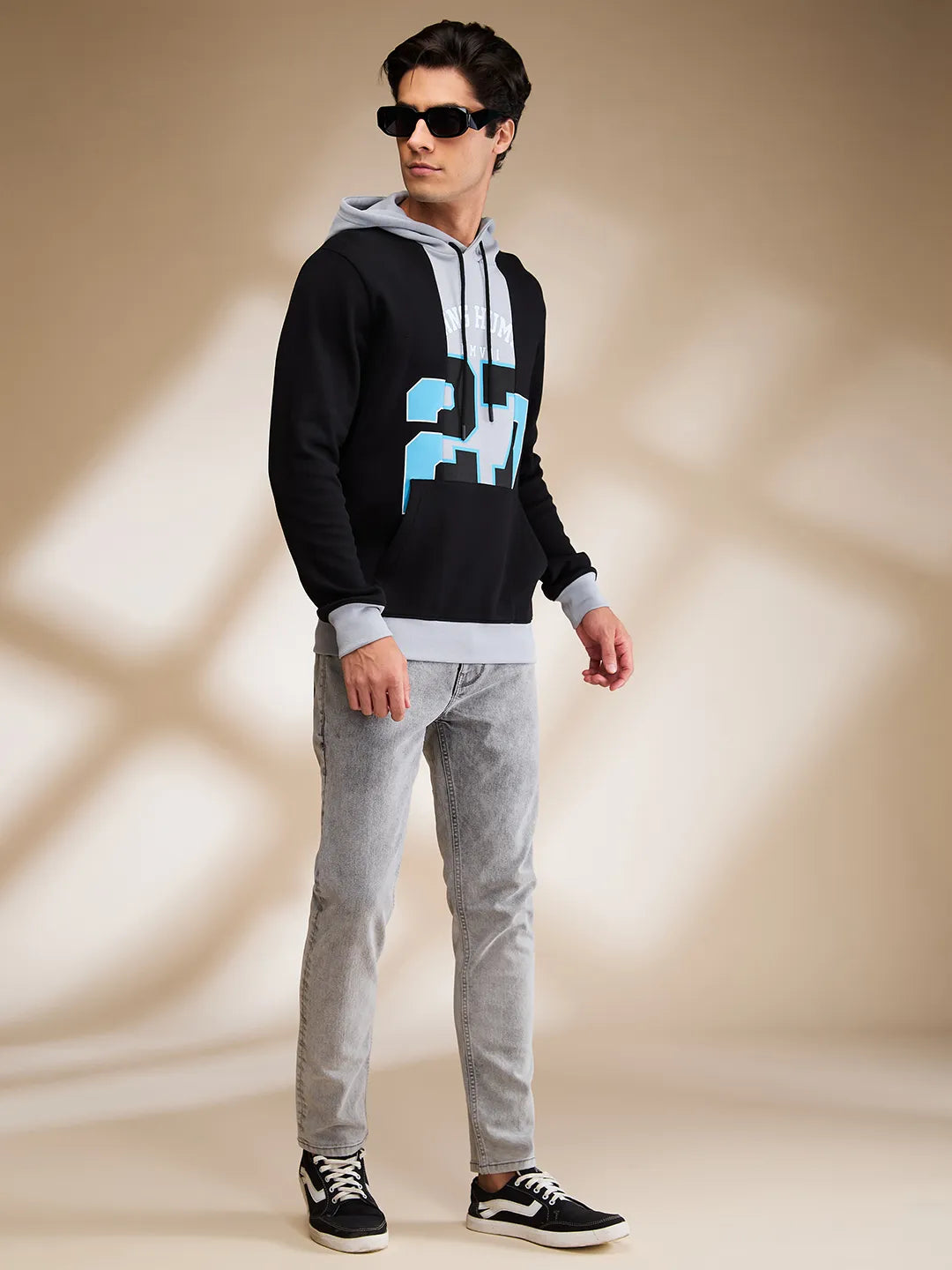 Being Human Clothing Mens-Top Hoody Black