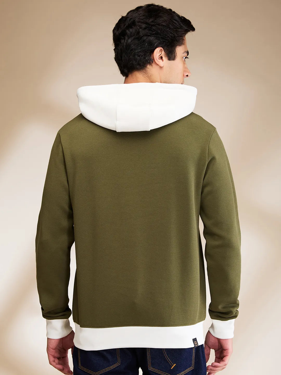 Being Human Clothing Mens-Top Hoody Olive