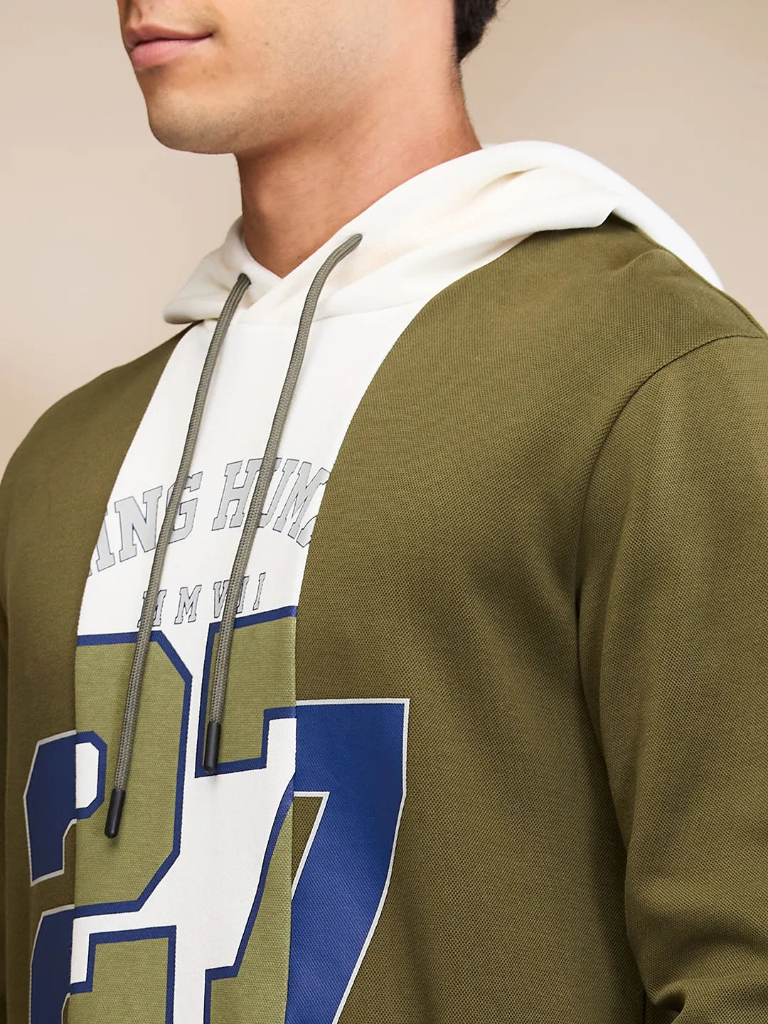 Being Human Clothing Mens-Top Hoody Olive