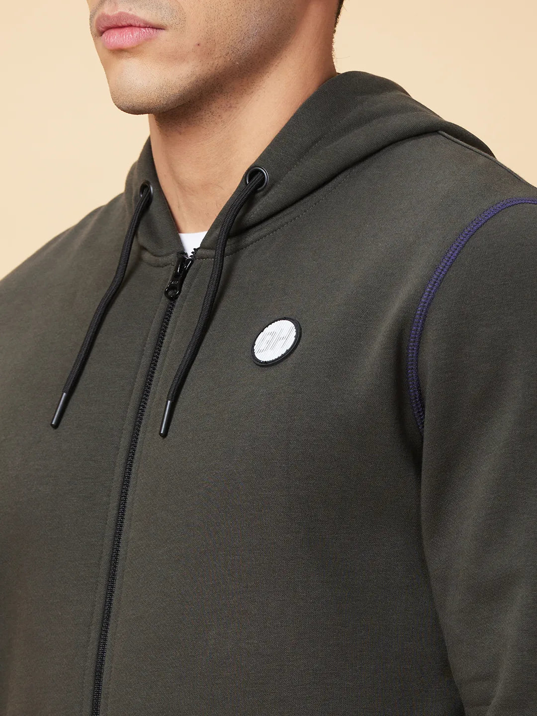 Being Human Clothing Mens-Top Hoody Olive