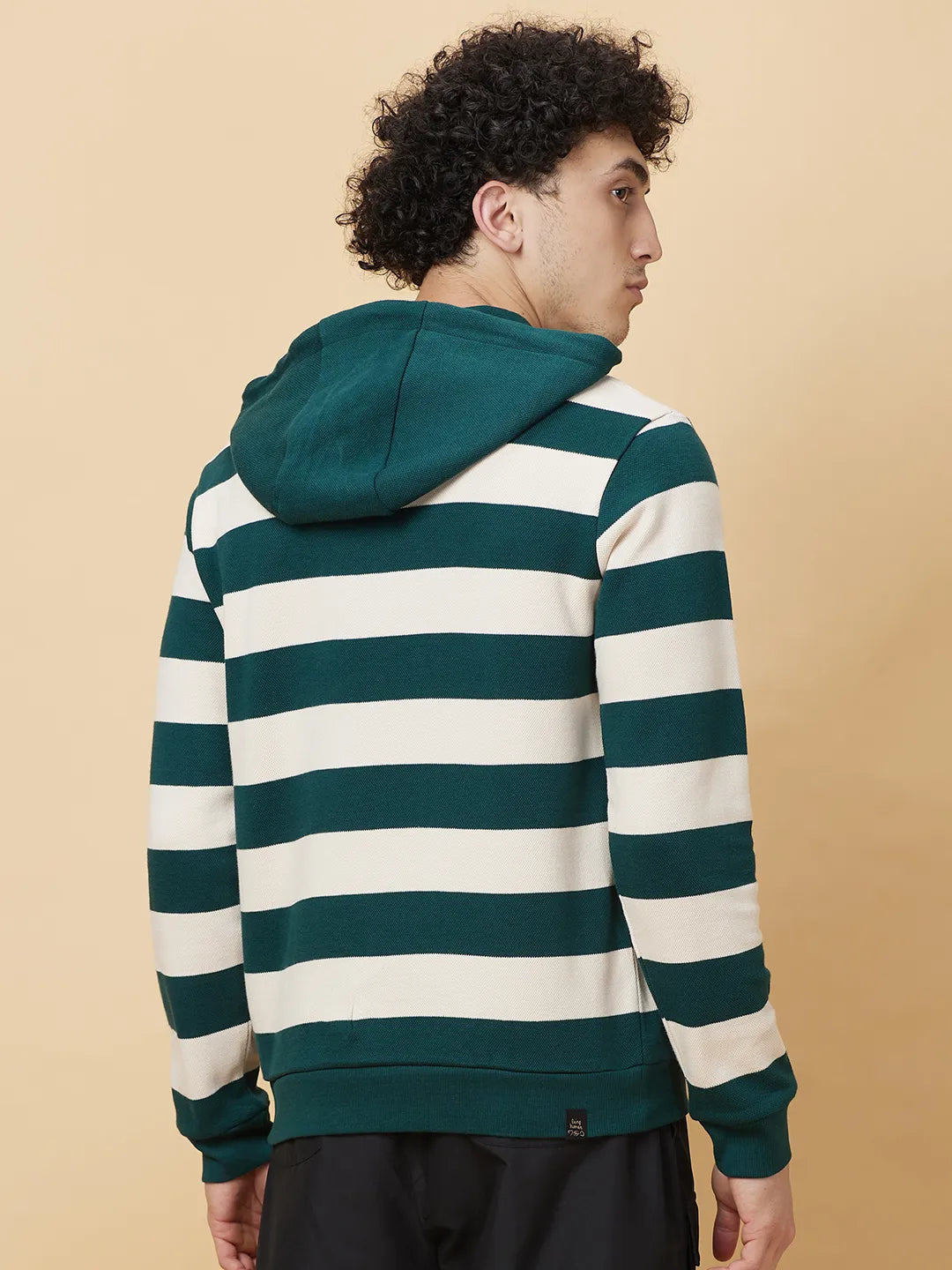Being Human Clothing Mens-Top Hoody Deep Emerald
