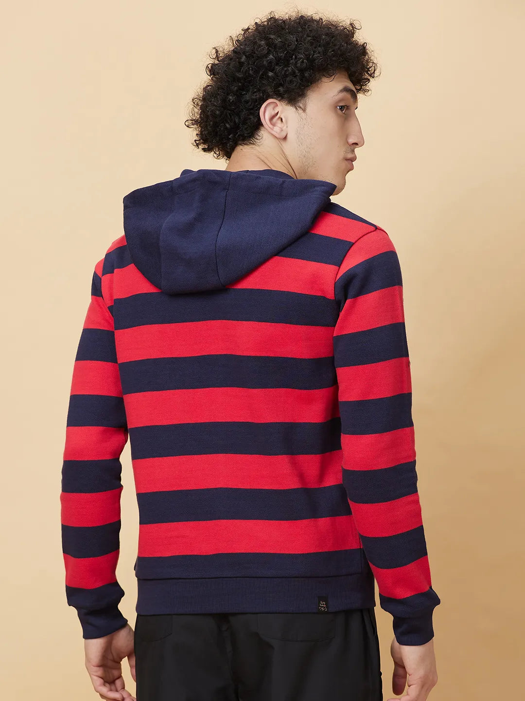 Being Human Clothing Mens-Top Hoody Midnight Blue