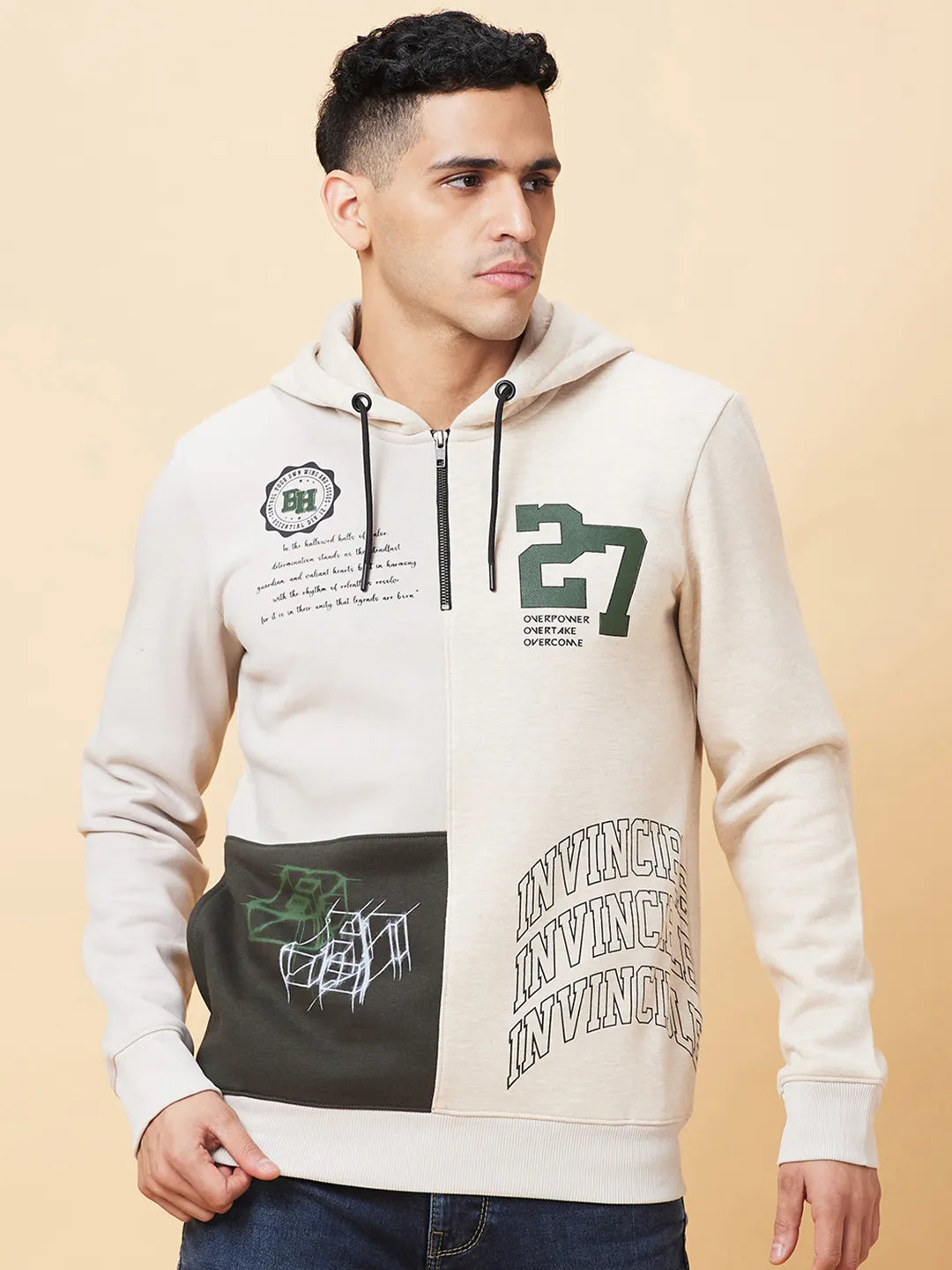 Being Human Clothing Mens-Top Hoody Ceement