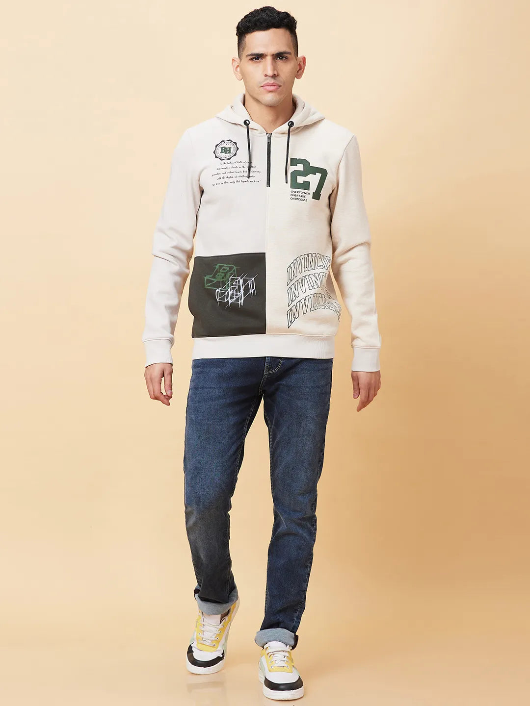 Being Human Clothing Mens-Top Hoody Ceement