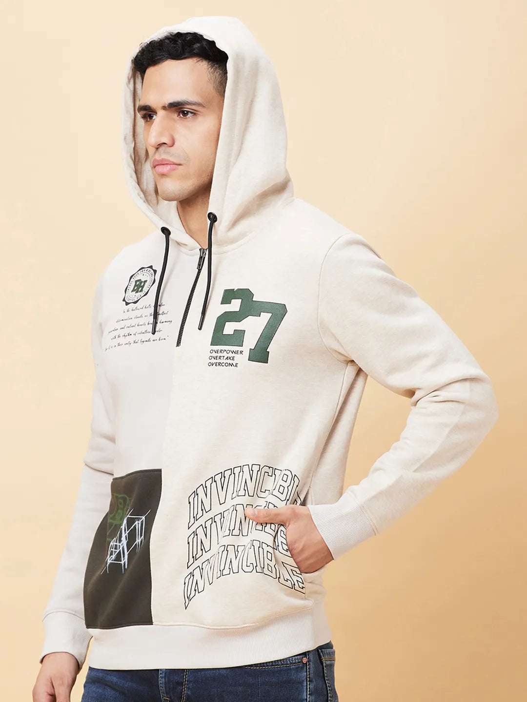 Being Human Clothing Mens-Top Hoody Ceement