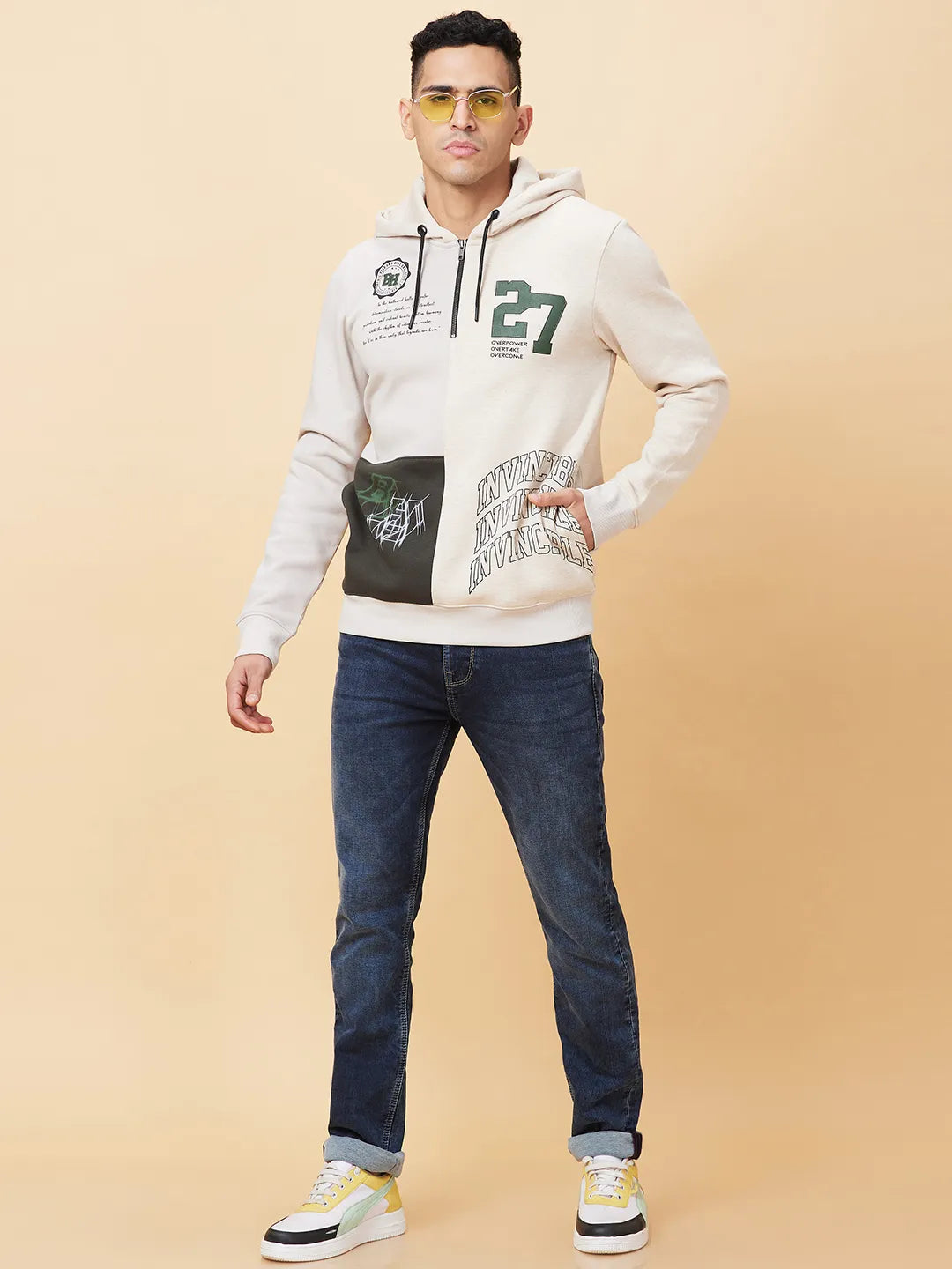 Being Human Clothing Mens-Top Hoody Ceement