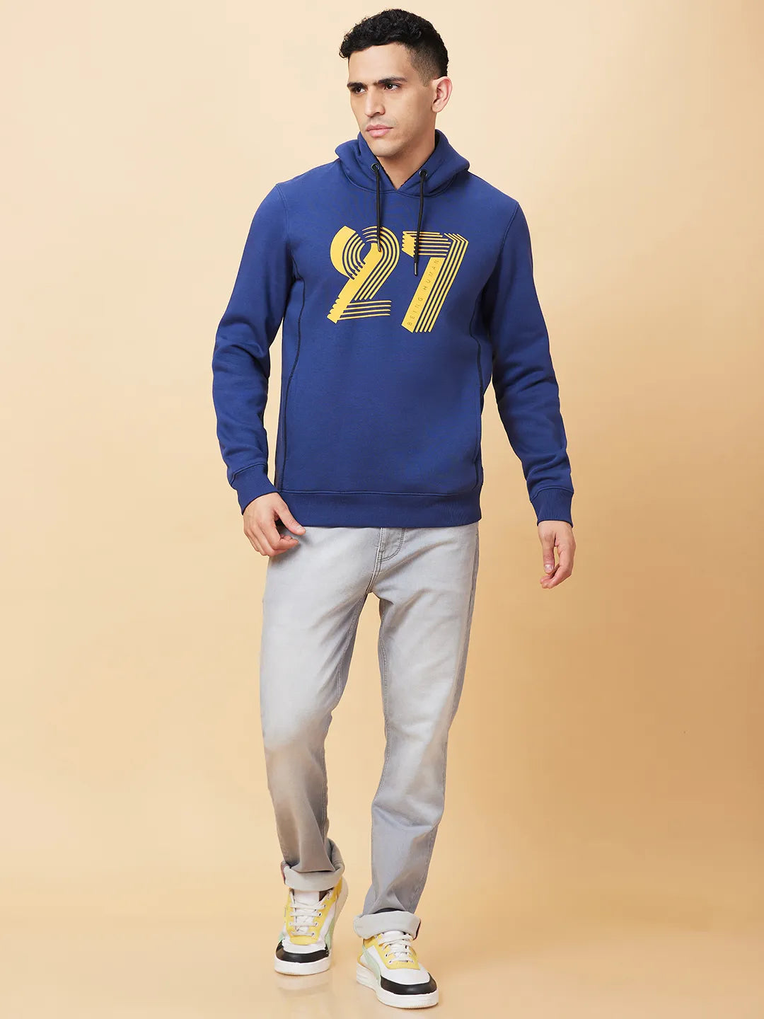 Being Human Clothing Mens-Top Hoody Carbon