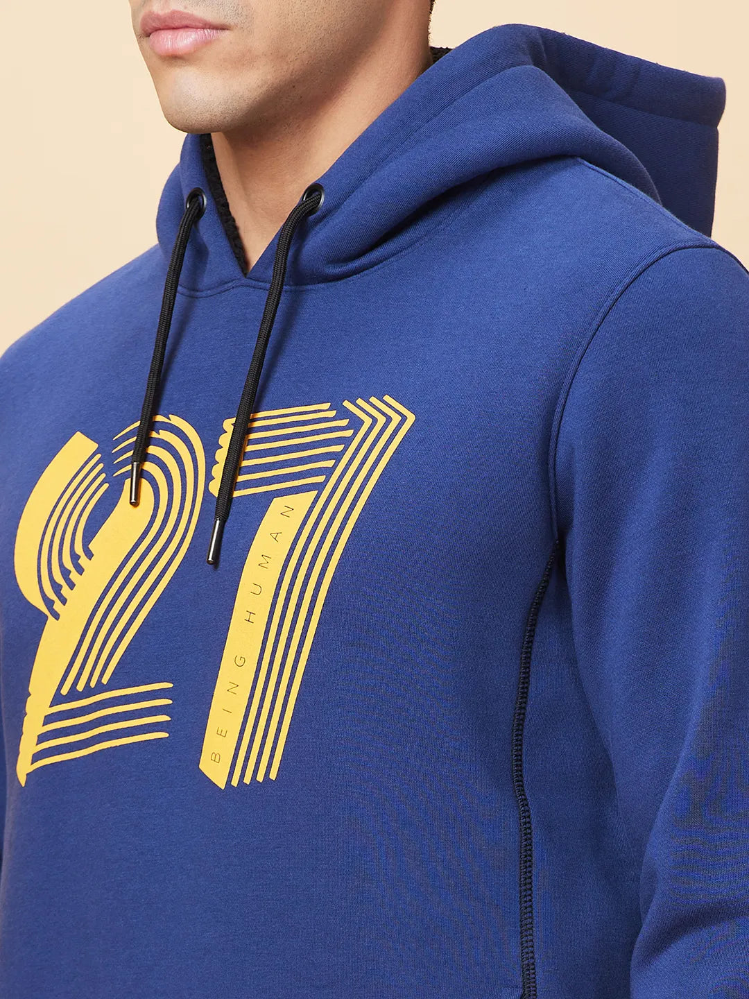 Being Human Clothing Mens-Top Hoody Carbon